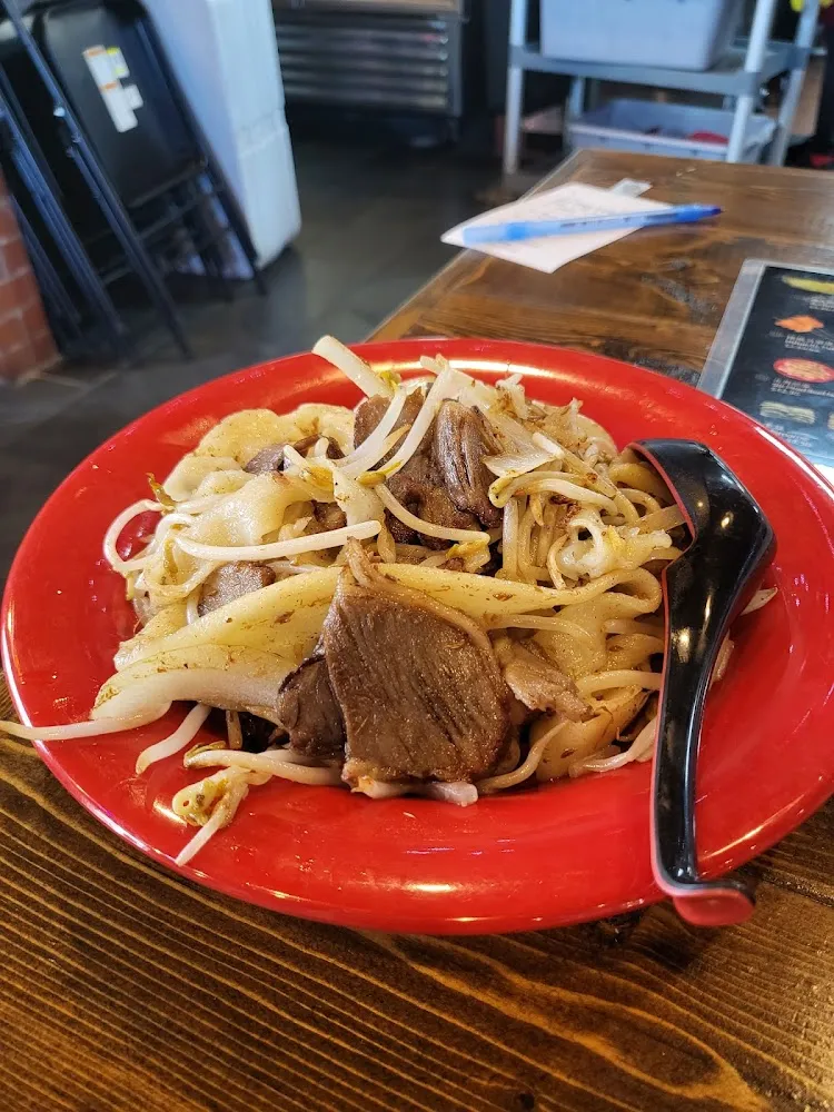 Lamb with Hand Pulled Flat Noodles